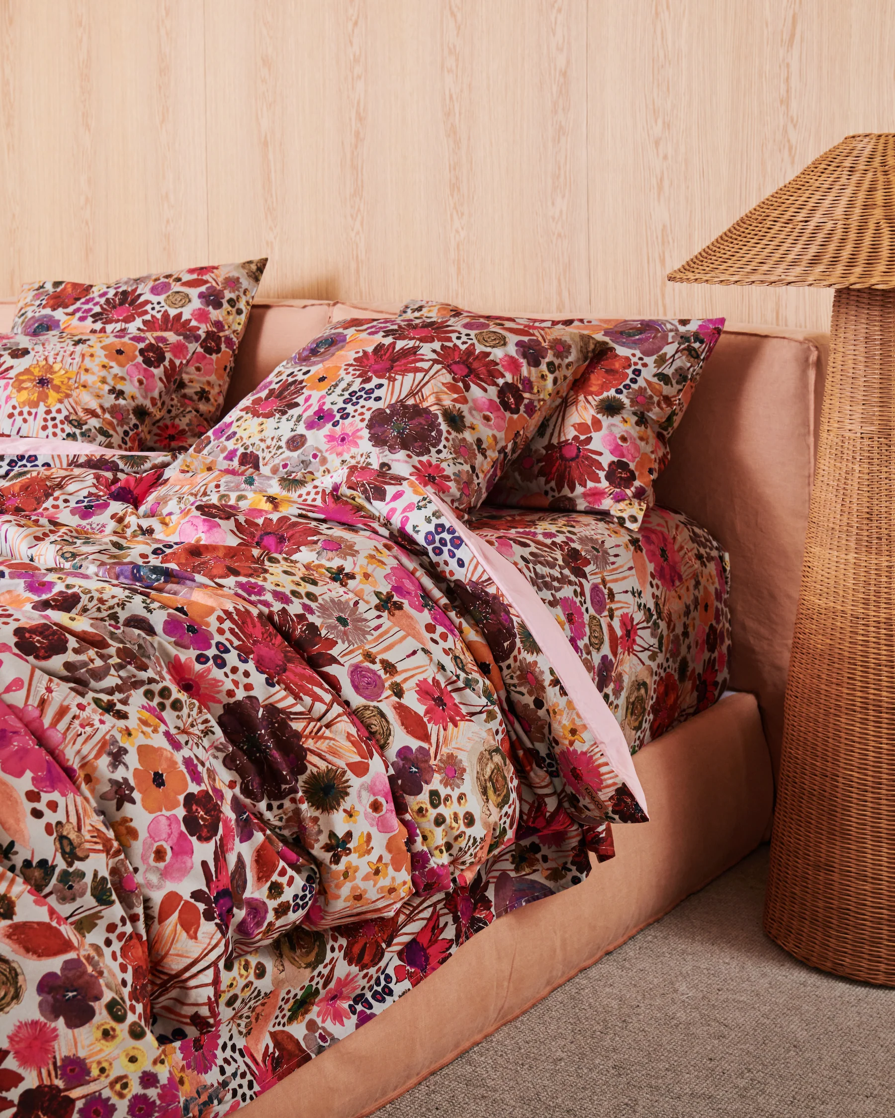 Field Of Dreams Silver Organic Cotton European Pillowcases - Image 3