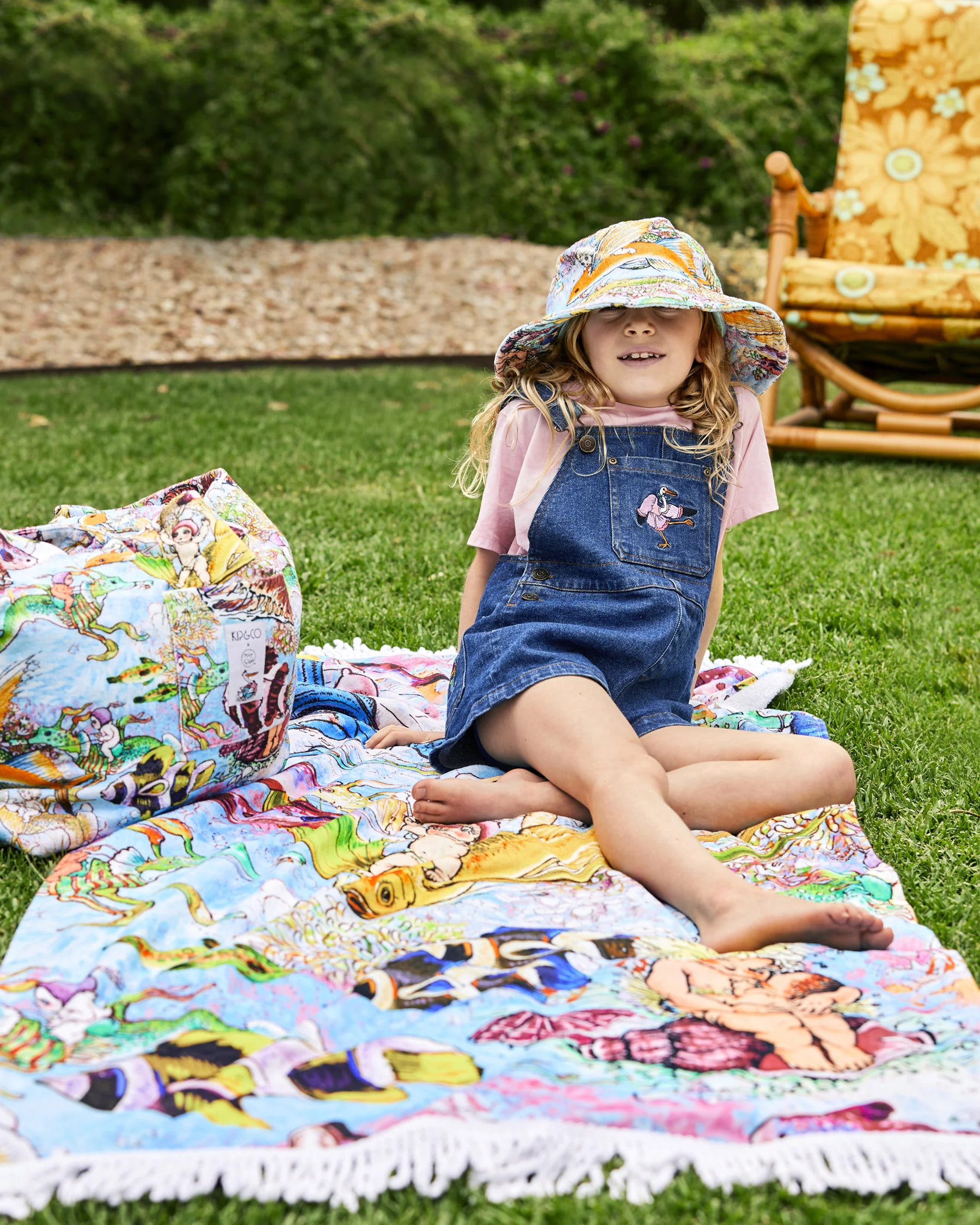 Kip&Co x May Gibbs Pocket Pals Denim Overalls - Image 4