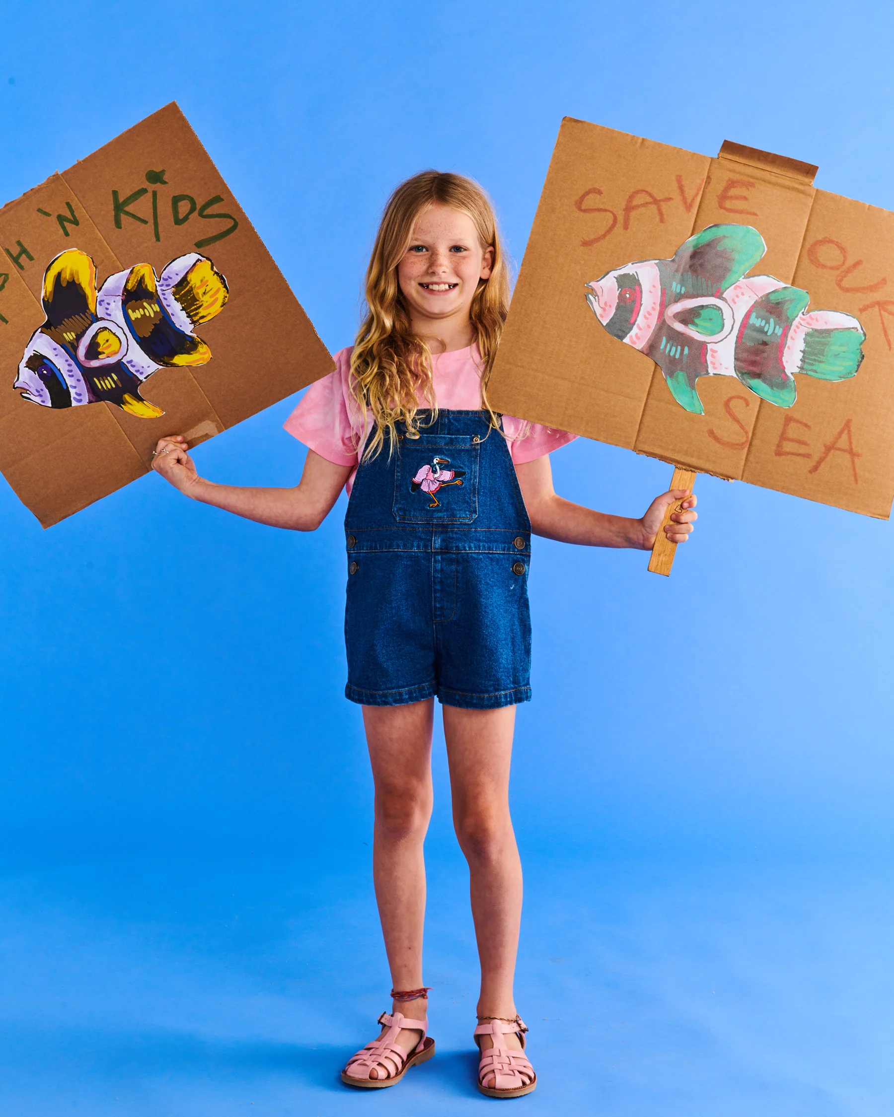 Kip&Co x May Gibbs Pocket Pals Denim Overalls - Image 8