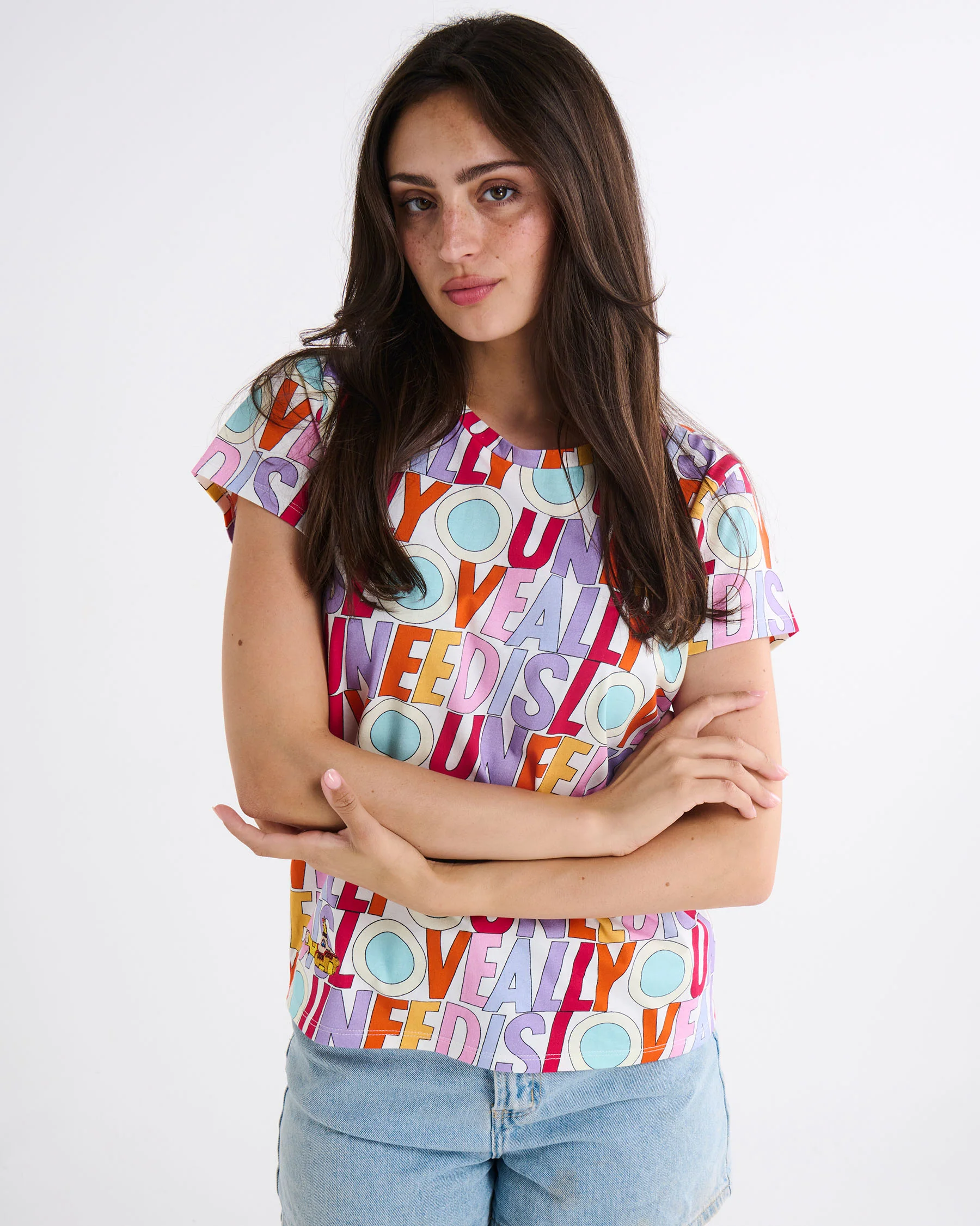 Kip&Co x The Beatles All You Need Is Love Adult Organic Cotton T-shirt - Image 5