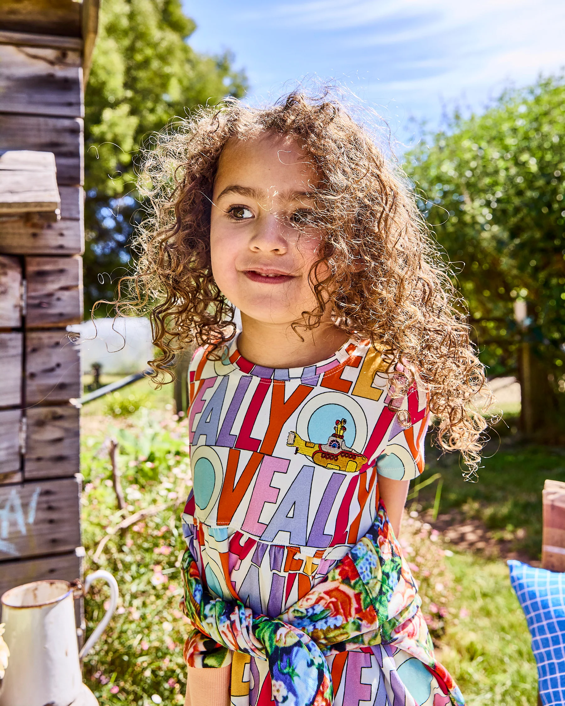 Kip&Co x The Beatles All You Need Is Love Organic Cotton Everyday Dress - Image 5