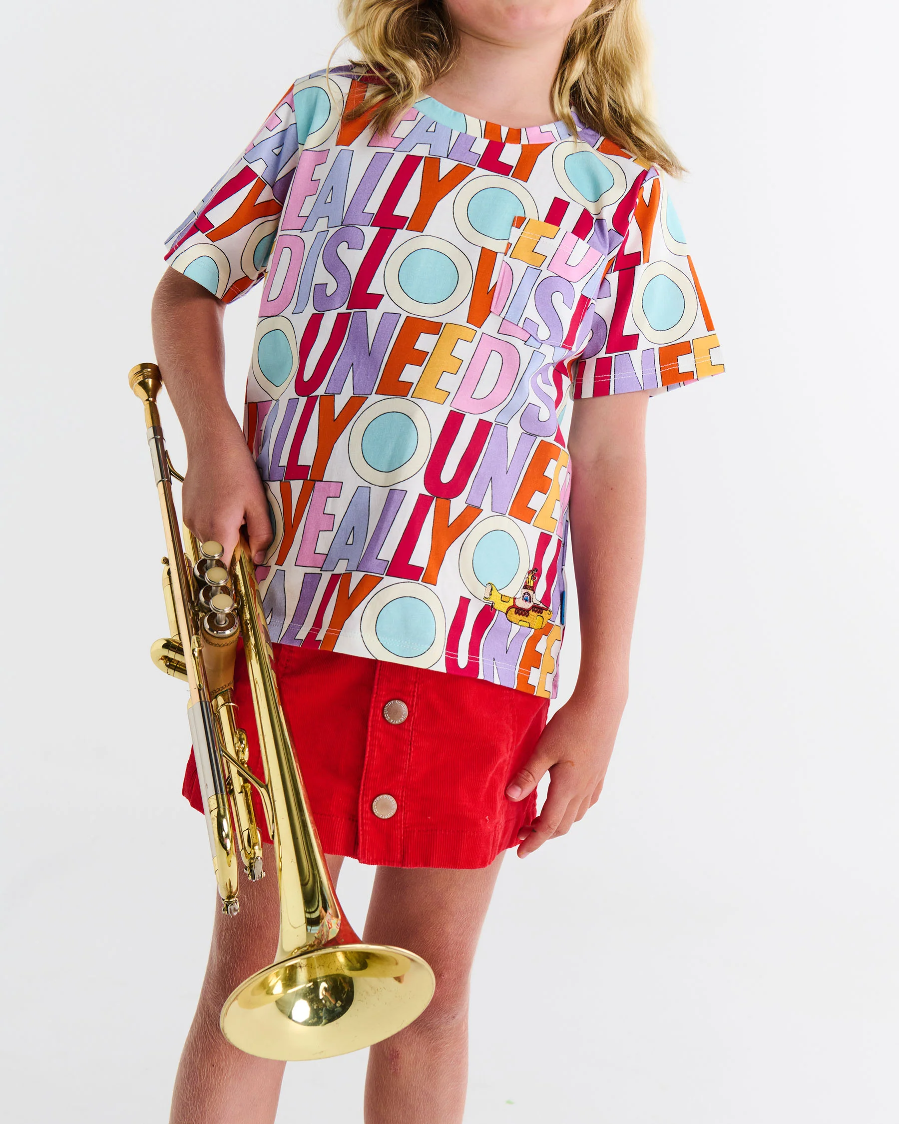 Kip&Co x The Beatles All You Need Is Love Organic Cotton T-Shirt - Image 3