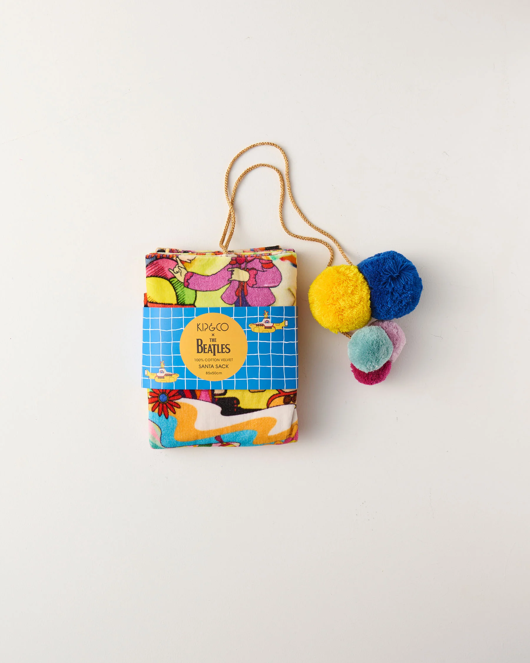 Kip&Co x The Beatles Big Band Velvet Santa Sack - Image 4