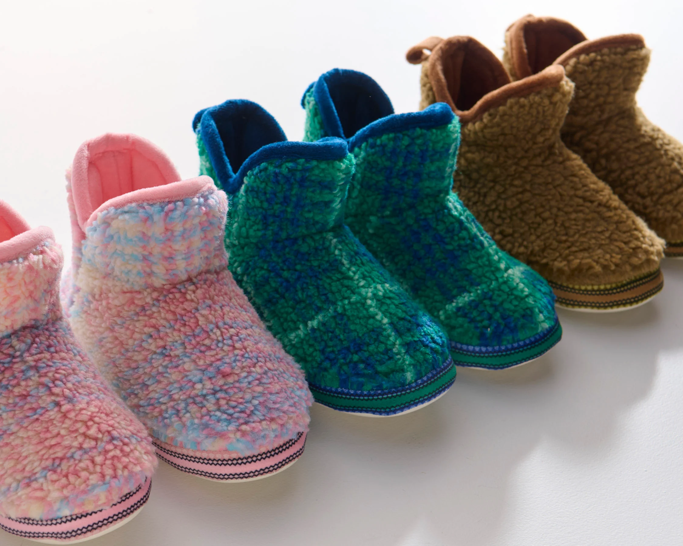 Pastel Dreams Tartan Sherpa Kids Ankle Boot - Image 8