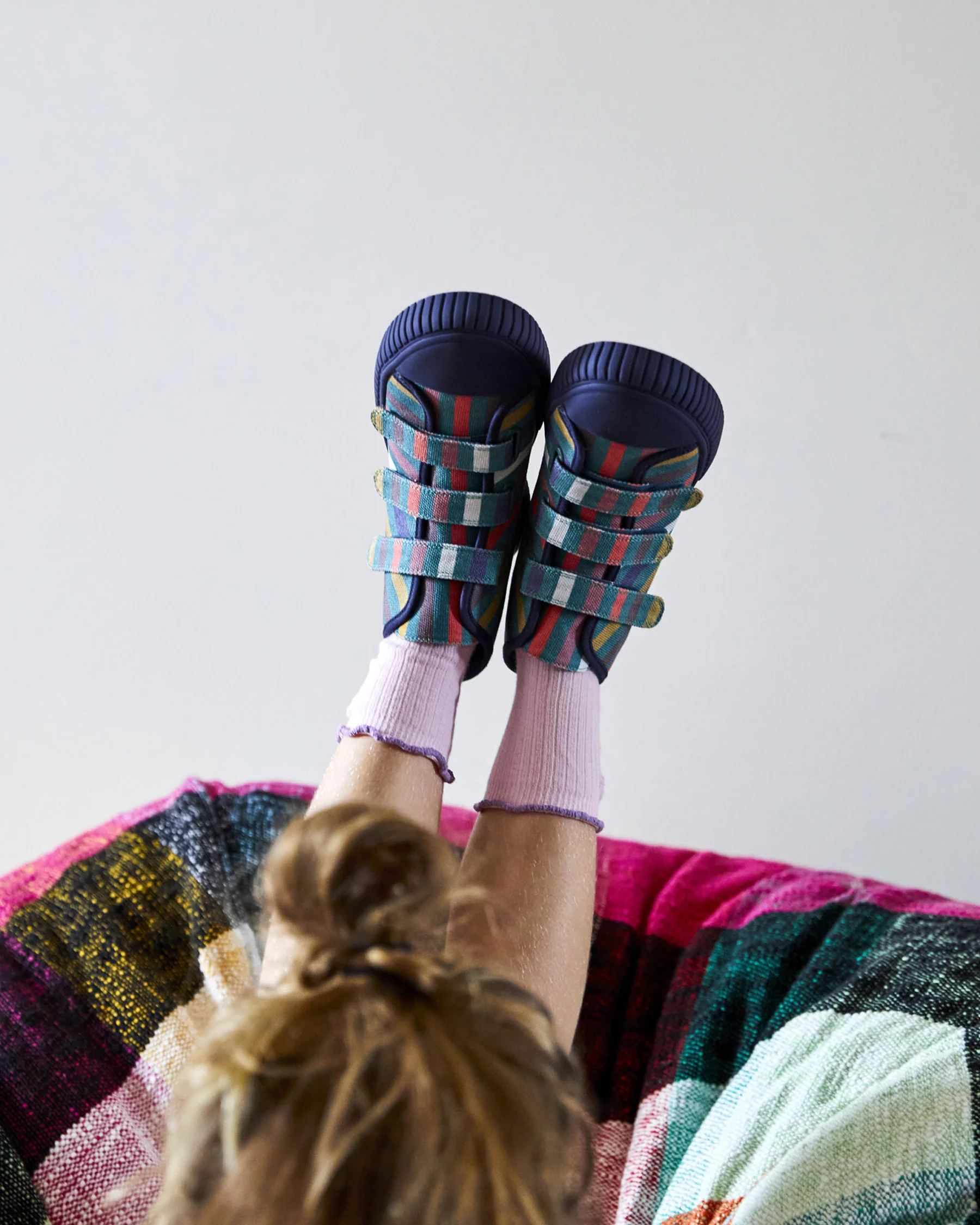 Piccolini x Kip&Co Big Stripe High Top Sneaker - Image 4