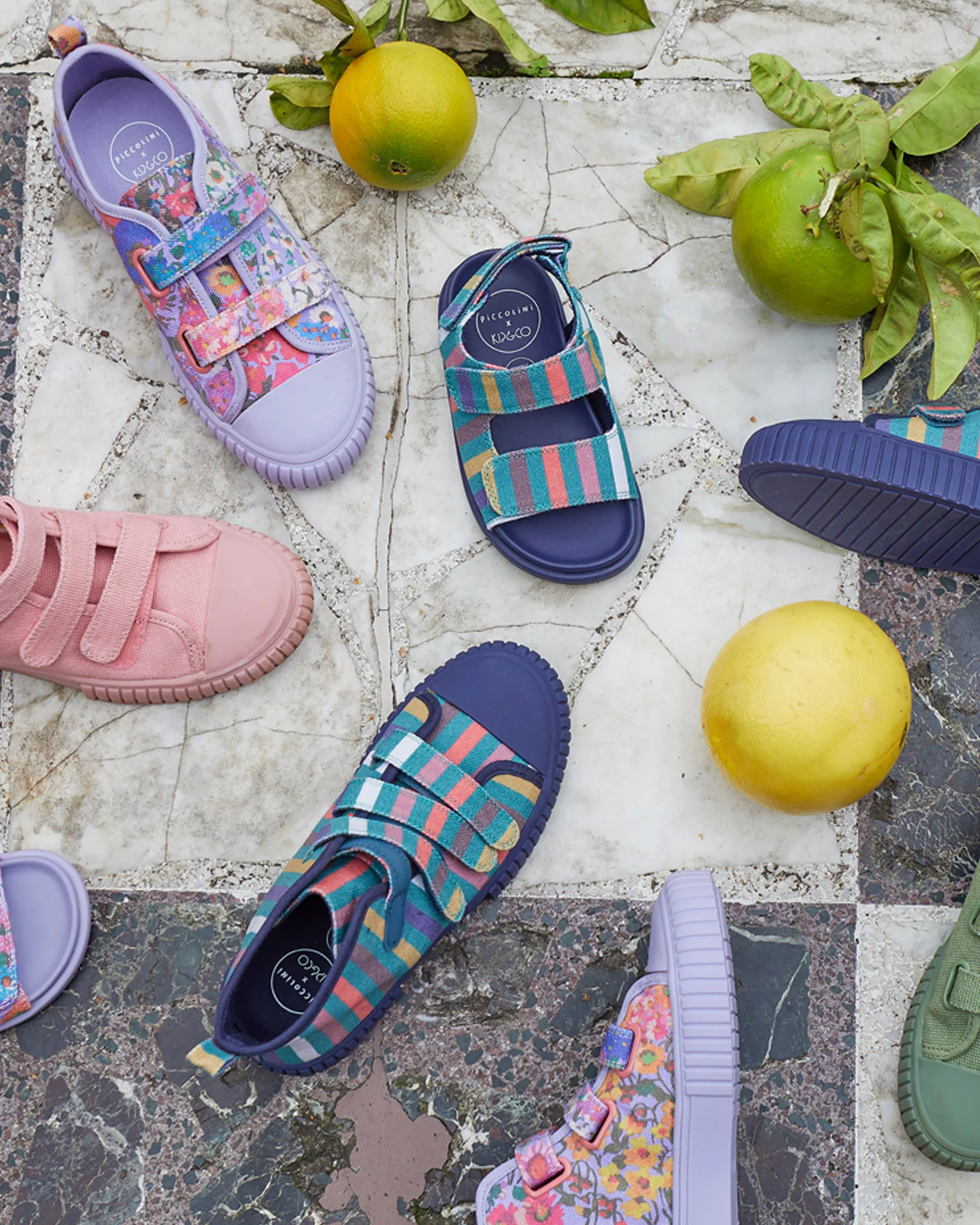 Piccolini x Kip&Co Big Stripe High Top Sneaker - Image 5