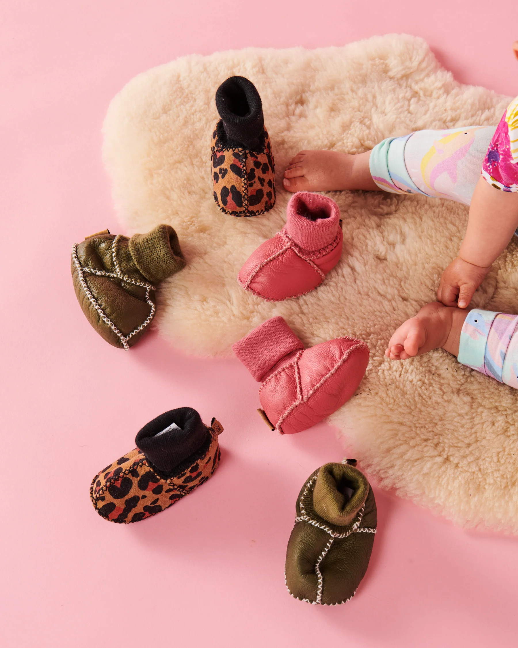 Pinkie Baby Booties - Image 5