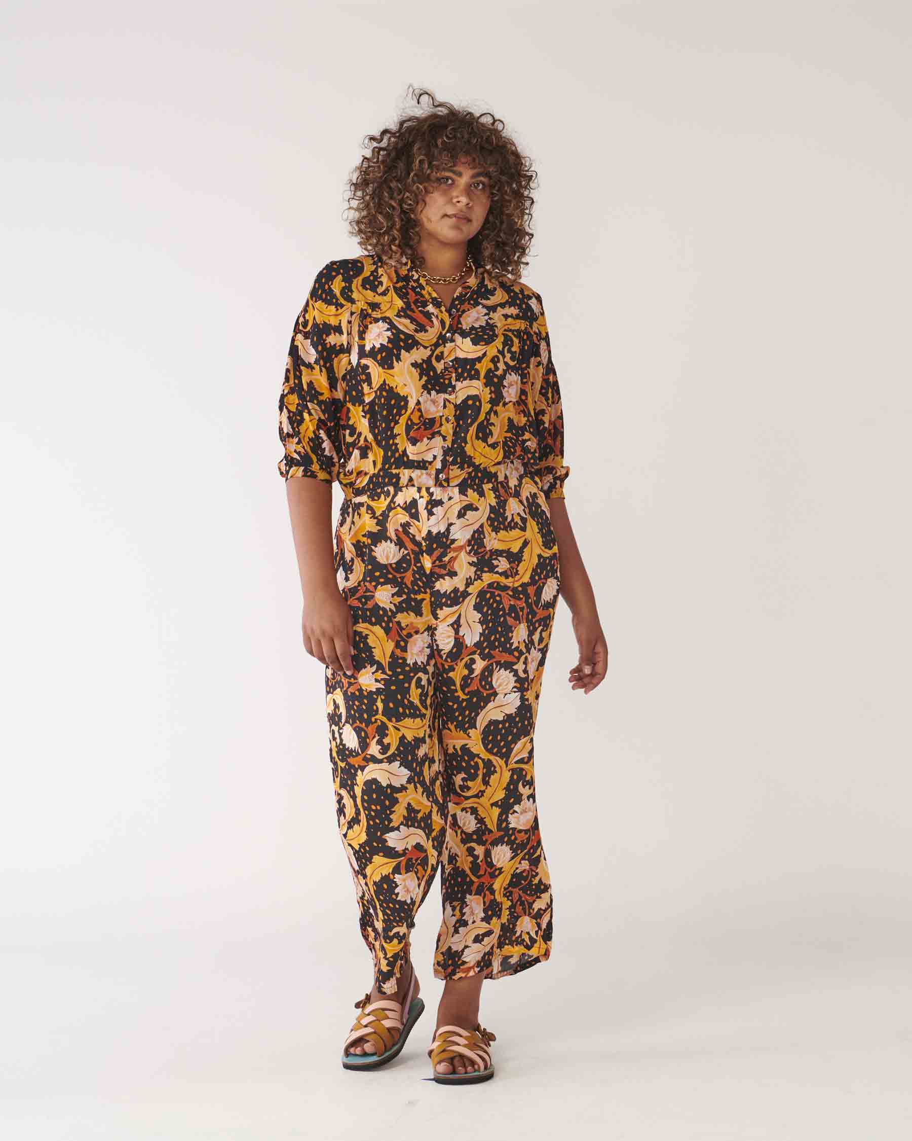Secret Garden Silk Pants - Image 4