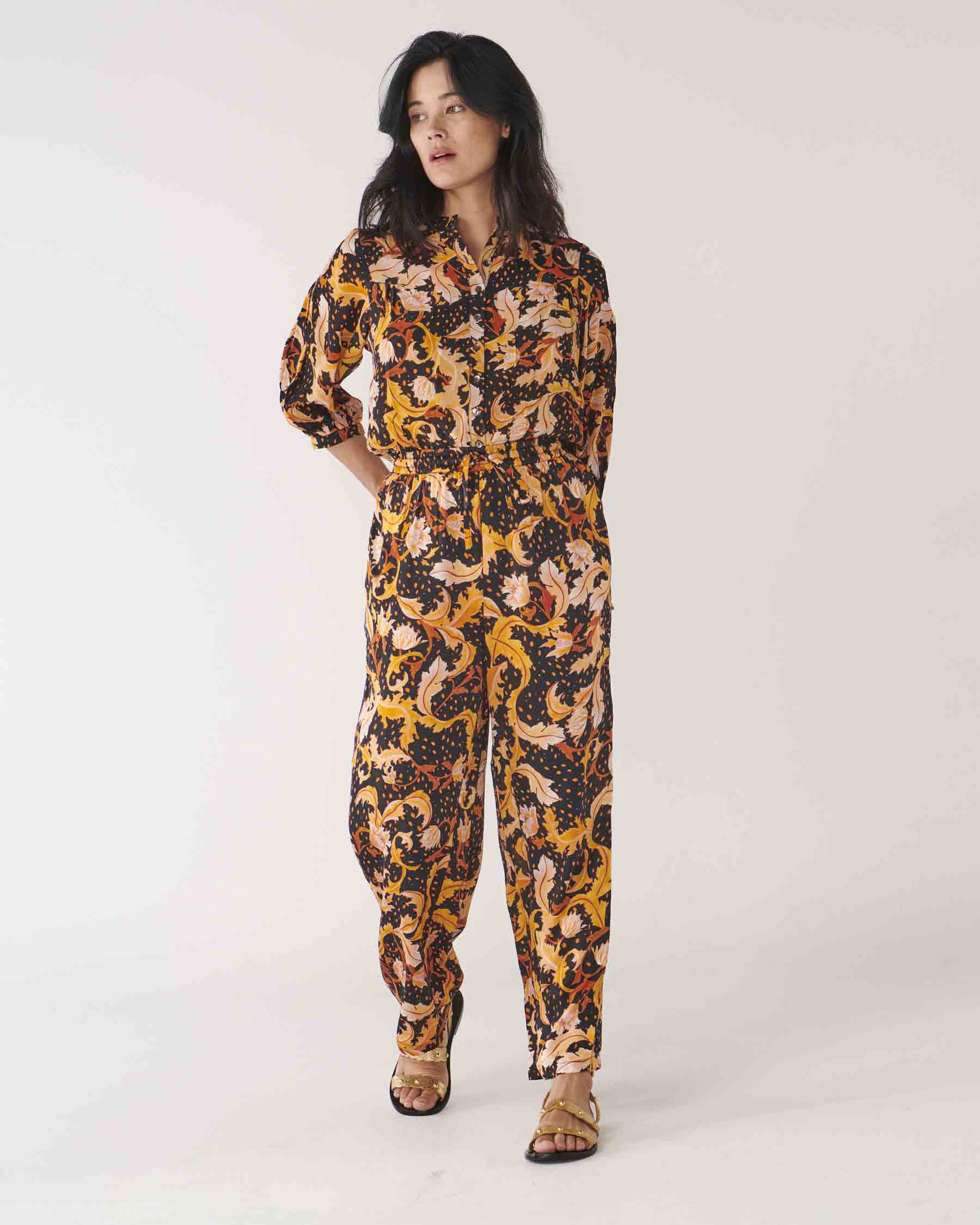 Secret Garden Silk Pants - Image 5