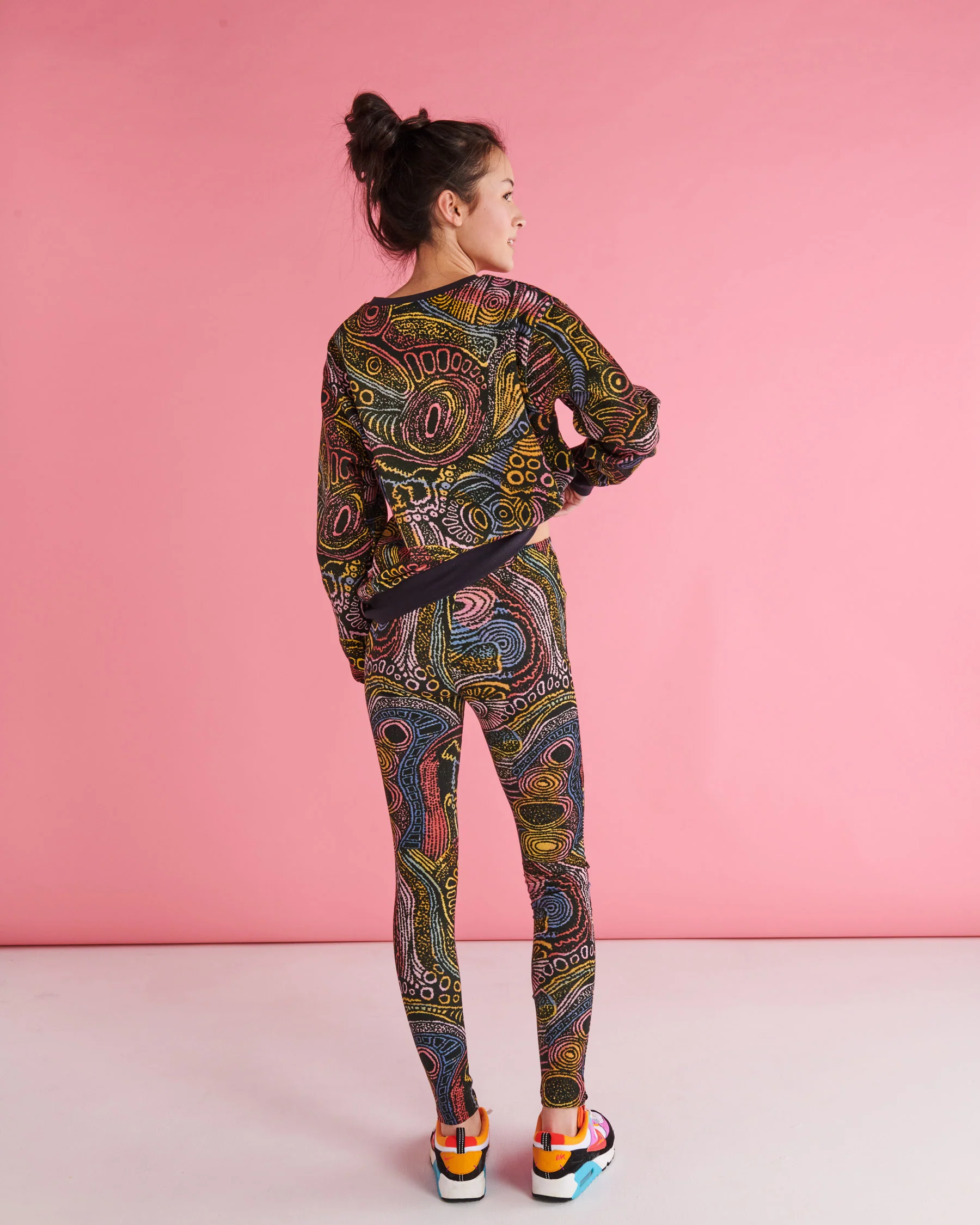 Tjala Tjukurpa Adult Organic Cotton Leggings - Image 6