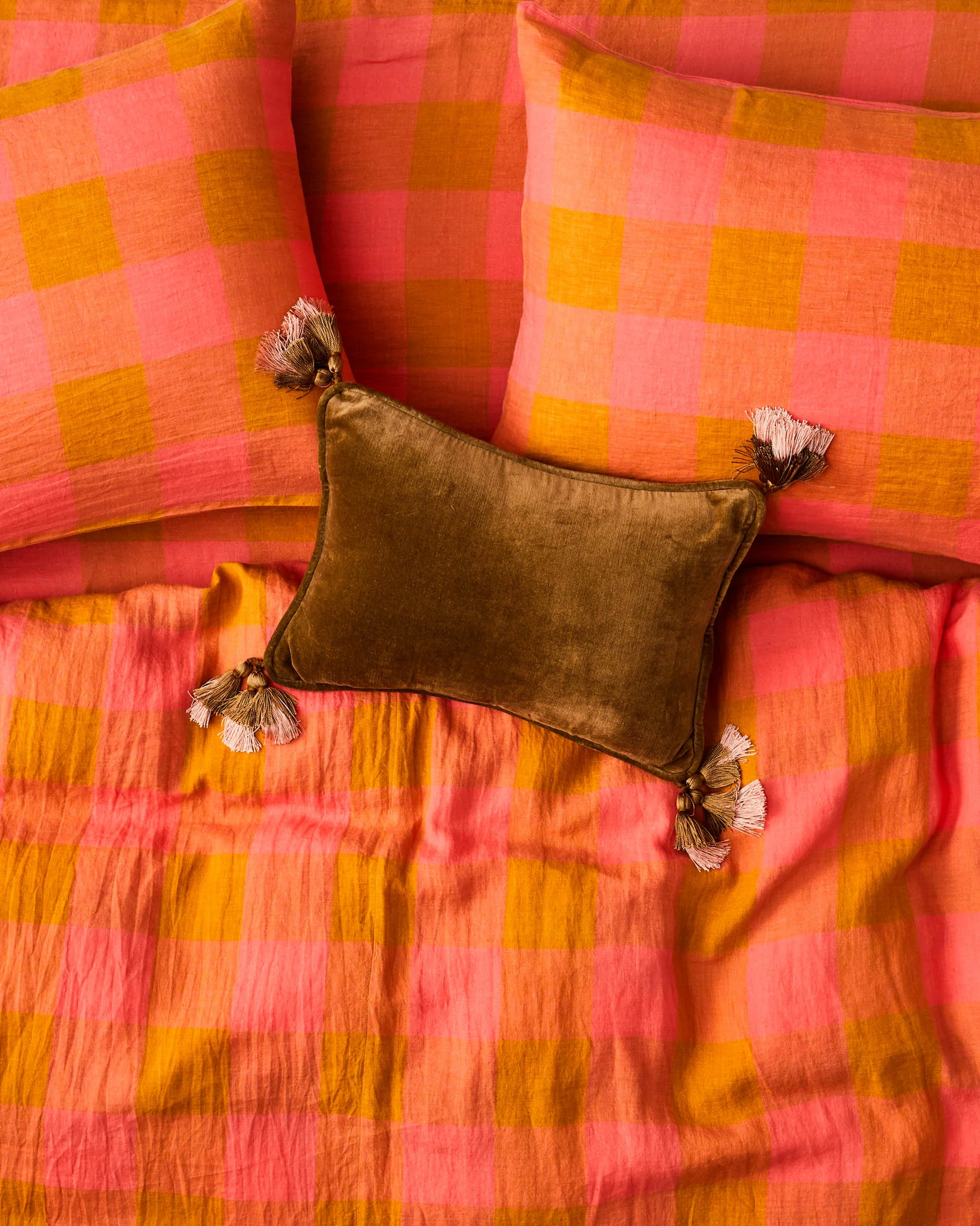 Toasted Marshmallow Linen European Pillowcases - Image 5