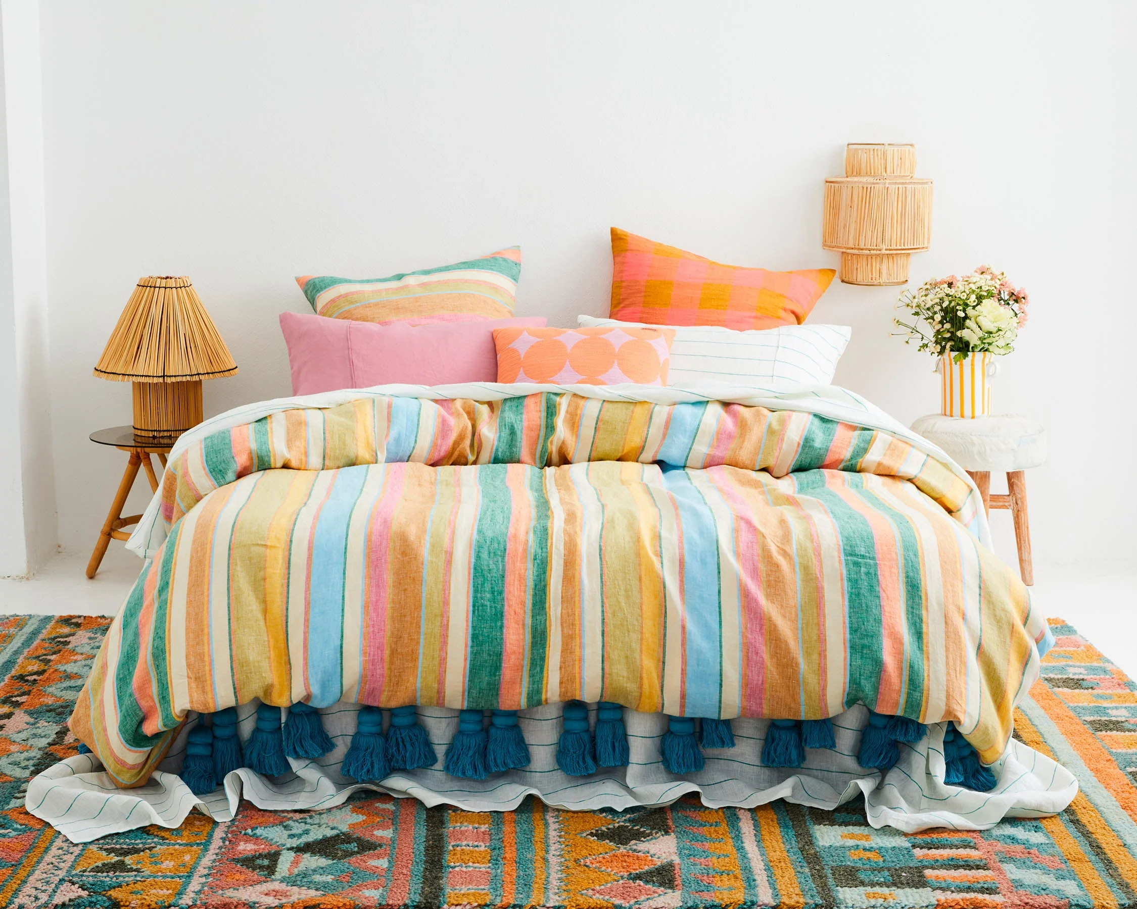 Toasted Marshmallow Linen European Pillowcases - Image 6