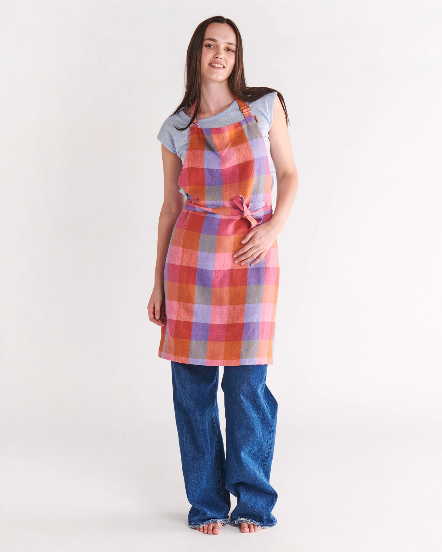 Tutti Frutti Linen Apron - Image 4