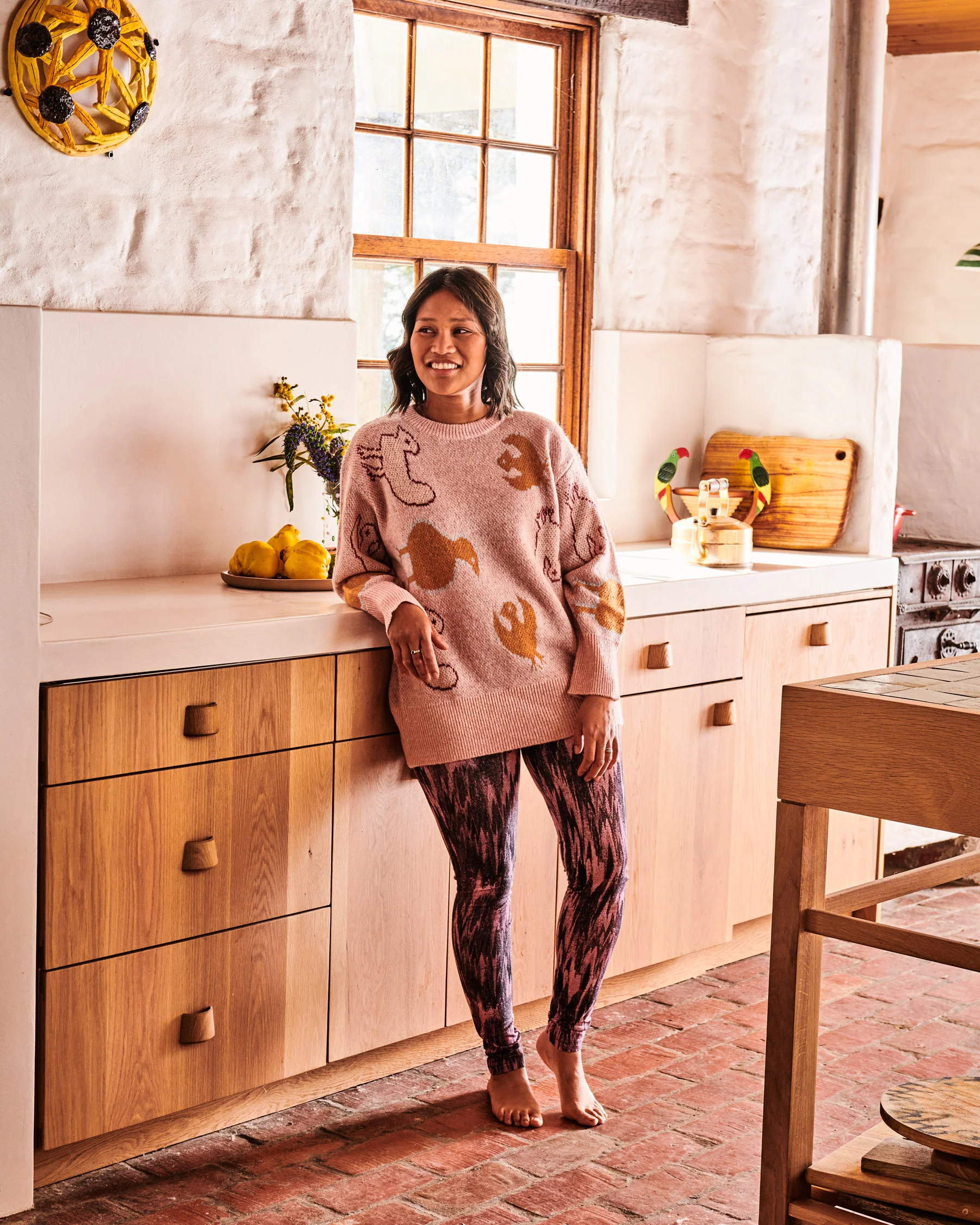 Wamikata Walka Tali Adult Organic Cotton Leggings - Image 6